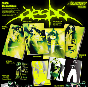 Aespa 2º Álbum [LEMONADE] (ACID VER) CD Pop (Plástico y Papel) BW-155 KR Coreano Para Todas las Edades - Product Image 3