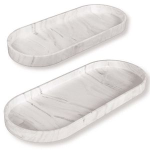 Plateau de service en marbre naturel durable pour les buffets d'hôtel et la présentation de plats haut de gamme en restaurant - Product Image 4