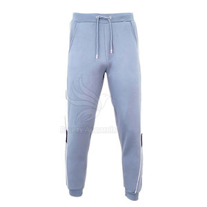 Ensemble de survêtement en coton pour homme, deux pièces, coupe décontractée, tenue confortable pour la remise en forme, la salle de sport, le streetwear - Product Image 3