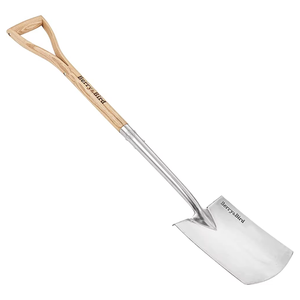 Pelle de jardin en fonte |   Outil de plantation manuel à manche en bois pour le jardinage, le camping, l'aménagement paysager extérieur et la plantation du sol, usage intensif - Product Image 2