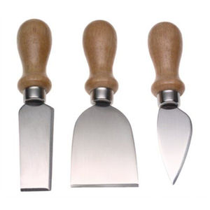 Juego de cuchillos para queso con mango de madera de alta calidad, hojas de acero inoxidable, perfectos para tablas de charcutería y uso en la cocina del hogar, precio bajo. - Product Image 2
