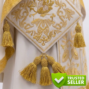 Conjunto de Vestimenta Sacerdotal Ortodoxa, Bordado Personalizado en Satén, Ropa Religiosa Litúrgica para Servicios Religiosos - Product Image 5