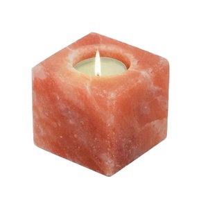 Meilleur charme rustique 3 trous rose sel bougeoir Price-Sian Enterprises' Autres bougeoirs lanternes bocaux à bougies - Product Image 5