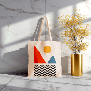 Sacs imprimés de qualité standard à prix d'usine, taille et design personnalisés pour sacs de shopping, provenant d'un fabricant indien. - Product Image 4