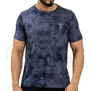 T-shirts pour hommes de haute qualité, vêtements décontractés, légers, respirants, séchage rapide, couleur personnalisée, impression numérique, polyester/coton - Product Image 3