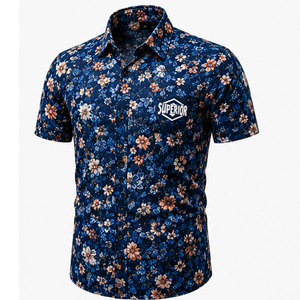 Camisa de Moda Estampada para Hombre con Diseño Elegante, Tela Suave, Estilo Casual Urbano y Comodidad para Todo el Día - Product Image 1