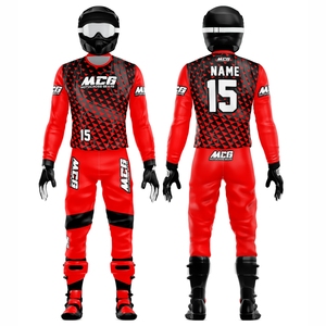 Wholesale Factory Direct Top Trending Flou Color Sublimation Printing Breathable Fabric Motocross MTB Dirt Bike Racing Uniforms - Product Image 1