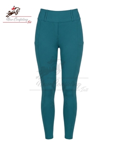 Leggings d'équitation pour femmes avec grip en silicone sur tout le siège et les genoux, collants d'équitation, usine et fournisseur de vêtements personnalisés OEM ODM - Product Image 2