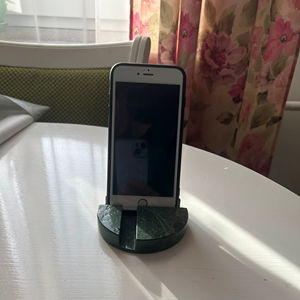 Support de téléphone portable artisanal en marbre naturel Craft Exim TCE pour bureau, table, maison, support de téléphone de qualité supérieure - Product Image 1