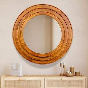 Premium Decorative Wall <b>Mirror</b> Modern Round <b>Hanging</b> <b>Mirror</b> for Living Room Bedroom Home Decor At Best Price - Product Image 4