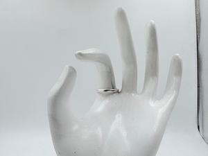 Anillo de plata 92,5 de moda estilo minimalista - Product Image 3