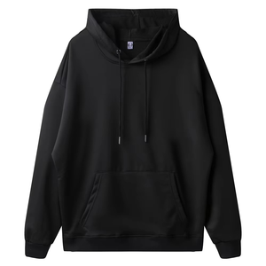 Sweat-shirt à capuche oversize pour femme, qualité supérieure, couleur unie, coupe classique, anti-plis, vente en gros - Product Image 2