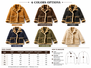 Veste en peau de mouton véritable pour homme |   Veste en cuir véritable avec fourrure naturelle à l'intérieur |   Manteau d'aviateur d'hiver de luxe OEM ODM - Product Image 2