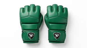 ถุงมือ MMA Dumela International EVO สีเขียวด้าน หนังแท้ ระบายอากาศได้ดี ปรับแต่งได้ คุณภาพสูง สำหรับทุกฤดูกาล ป้องกันได้ดี - Product Image 2
