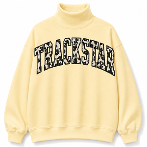 เสื้อสเวตเชิ้ตคอเต่าทรงโอเวอร์ไซส์สีเขียวมะนาวลายตารางพร้อมขอบตัดสี  แขนยาว สไตล์ลำลอง สตรีทแวร์ รับผลิตแบบ OEM ODM ขายส่ง - Product Image 1
