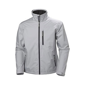 Veste softshell légère coupe-vent pour homme, col montant, fermeture éclair, vêtement décontracté pour l'extérieur, automne, gris, polyester - Product Image 1