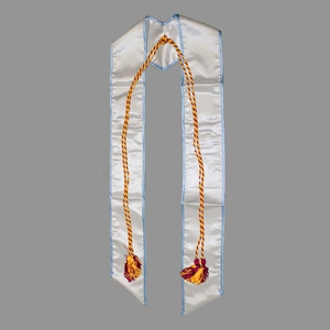 Cordones de Honor para Graduación al por Mayor de 68 Pulgadas, Trenzados de Rayón, de Uno o Dos Colores con Borla, para Días de Graduación Universitaria - Product Image 1