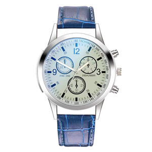 Reloj de Cuarzo de Lujo de Primera Calidad para Hombre, Cronógrafo Azul 31 con Correa de Acero Inoxidable de 20 mm, Resistente al Agua, Esfera de 42 mm, Caja de Aleación - Product Image 2