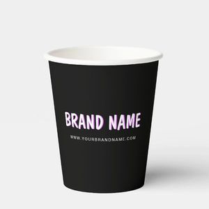 Single Wall Disposable Paper <b>Cups</b> with Customizable Logo for <b>Cold</b> & Hot Drinks - Product Image 3