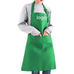 Delantal de Cocina Largo Personalizado al por Mayor, Delantal de Chef Negro para Lavavajillas, Uso en Hoteles, Tela de Spandex/Poliéster, Dos Bolsillos, con Logotipo - Product Image 4