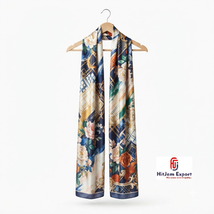 Luxury Long Scarf Soft Fabric <b>Head</b> <b>Wrap</b> Custom Logo White Label Low MOQ OEM ODM Textile Manufacturer Wholesale Supplier - Product Image 3