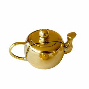 Juego de Tetera, Azucarera y Cafetera de Latón, Ideal para Hoteles, Atractivo para Compradores al por Mayor - Product Image 1