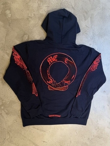 เสื้อฮู้ดผู้ชายแบบสวมหัว ผ้าฟลีซโพลีเอสเตอร์ 100% ลวดลายหัวใจแบบโครเมี่ยม  งานปักนูน  สำหรับฤดูหนาว สไตล์ลำลอง  พร้อมดีไซน์แบบสั่งทำได้เต็มรูปแบบ - Product Image 6