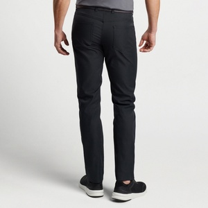 Pantalon de Costume Professionnel Homme – Coupe Slim Ultra-Élastique – Formel et Décontracté – Été – Droit – Mi-hauteur – Polyester/Coton Fin - Product Image 2