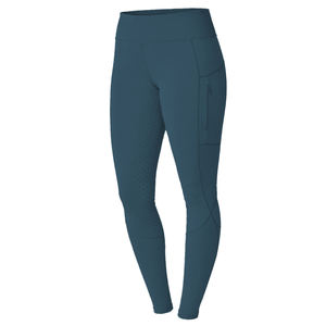 Panel de silicona antideslizante que proporciona control adicional en el asiento, leggings ecuestres modernos para mujer. - Product Image 1
