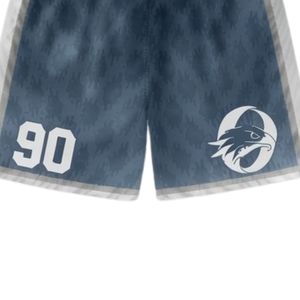 Men Gray White Sublimation Lacrosse Uniform <b>Set</b> Polyester Lightweight Athletic Team Jersey Shorts Training Sports Clothing - Product Image 6