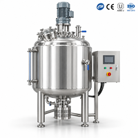 Cuve de mélange en acier inoxydable SUS304 de 30 L avec homogénéisateur à cisaillement élevé pour l'industrie alimentaire, cosmétique et chimique