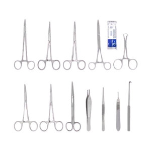 Juego de Instrumentos Quirúrgicos Veterinarios OEM ODM de 24 Piezas, Instrumentos Médicos para Cirugía de Gatos de Grado Económico, Paquete Manual para Esterilización Felina - Product Image 5