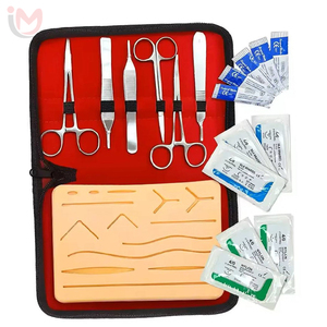 Kit d'entraînement à la suture avec instruments en acier inoxydable pour la formation des étudiants en médecine - Ensemble manuel - Product Image 6