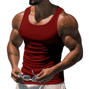 Camiseta Deportiva de Verano para Hombre, Cuello Redondo, Color Sólido, Delgada, Transpirable, de Algodón/Poliéster, Estilo I - Product Image 3
