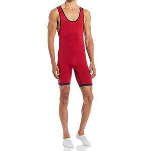 Men's <b>Red</b> Solid Colour Sporty <b>Tank</b> <b>Top</b> V-Neck Breathable Knitted Spandex Polyester Material Manufacture In Pakistan - Product Image 4