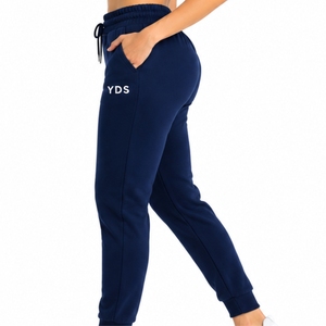 Pantalon de survêtement en coton pour femme, coupe ajustée, qualité supérieure, style moderne, prêt pour le sport, sur mesure - Product Image 3