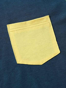 T-shirt à poche de haute qualité 210 g/m² en coton premium, col rond, tricoté, couleur personnalisée, tissu jersey vierge, imprimé pour homme - Product Image 6
