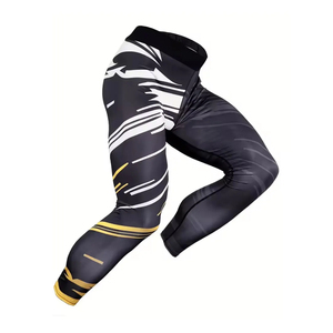 Legging MMA pour homme de qualité supérieure, respirant, léger, en spandex/polyester, long, pour grappling, respirant, avec option OEM. - Product Image 6