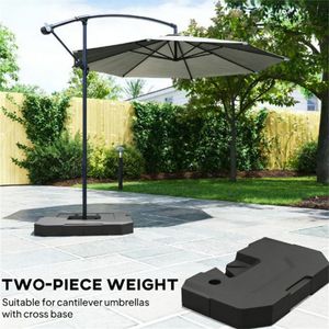 Set di Pesi per Base Ombrellone a Braccio per Ombrelloni e Basi da Patio - Product Image 2