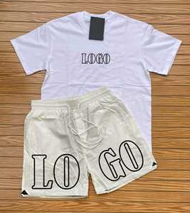 Conjunto de Verano de 2 Piezas para Hombre, Camiseta y Pantalones Cortos con Estampado de Moda - Product Image 2