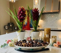 Ensemble multifonctionnel de 3 bols à chocolat avec support, design minimaliste, plat de service pour fête, bol à chocolat de style arabe