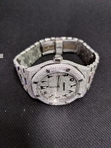 Reloj de Lujo con Moissanita para Regalo, Cristal de Zafiro, Resistente al Agua, Acero Inoxidable, Mecánico, para Hombre - Product Image 2