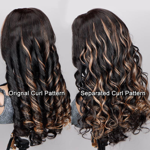 Soft Best-Selling Soft <b>Cheap</b> Trending High Quality Wavy Curly Hair Single Donor Frontal Wig Lace Front Wigs Hair <b>Extensions</b> - Product Image 2