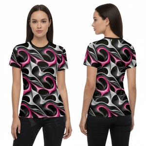 Camiseta de Poliéster con Diseño Moderno, Cómoda, Informal, Deportiva, de Manga Corta, para Verano, Todas las Temporadas, Precio Económico - Product Image 3