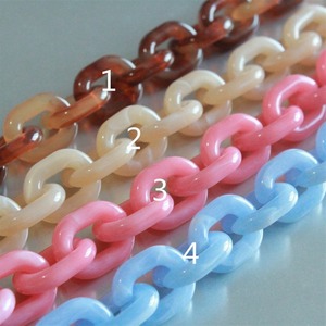 Chaîne à maillons en résine artisanale, couleurs arc-en-ciel, vente en gros, fabrication de chaînes à maillons en résine à prix avantageux - Product Image 4