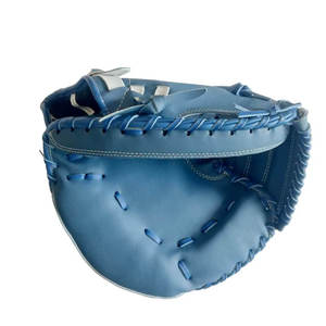 <b>Blue</b> Infield Woven Baseball Glove Full Finger H-Web Design Left-Handed <b>Throw</b> Durable for Adult Players - Product Image 3