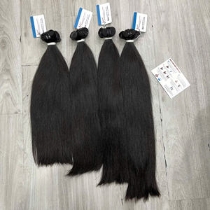 Colección Master: Cabello Humano Remy Vietnamita 100% Natural, Liso, Doble Trama, 100g, Puntas Gruesas y Abundantes, Precio al por Mayor - Product Image 1