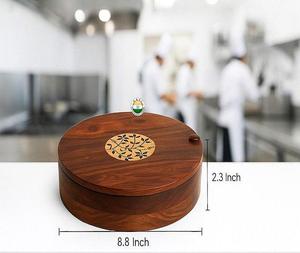 Premium Quality Wood Eco-Friendly Spice Nut <b>Grinder</b> Scratch Resistant Dust Resistant Dishwasher Safe Kitchen Storage <b>Herb</b> Spice - Product Image 4