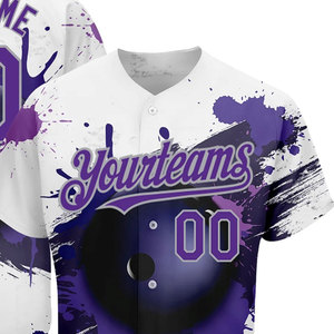 Custom <b>Baseball</b> Jersey New Design Breathable Sports Shirt Low MOQ Team Wear Wholesale Jersey In Sports Wear - Product Image 3