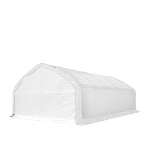 Tettoia per Stoccaggio Resistente 20FT X 30FT con Pareti Diritte e Tetto a Falda, Copertura in PE da 11 oz, Porta Passante TMG ST2031E per Auto - Product Image 6